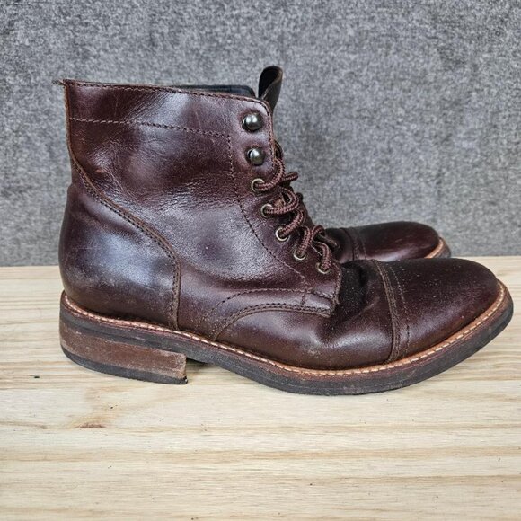 Thursday Boots Everyday Men's Brown Leather Lace up Chukka Ankle Boots size 9 - Picture 1 of 16